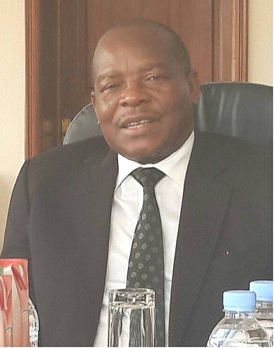 Mheshimiwa Balozi mstaafu akitoa nasaha kwa wageni na Maafisa wa Ubalozini.